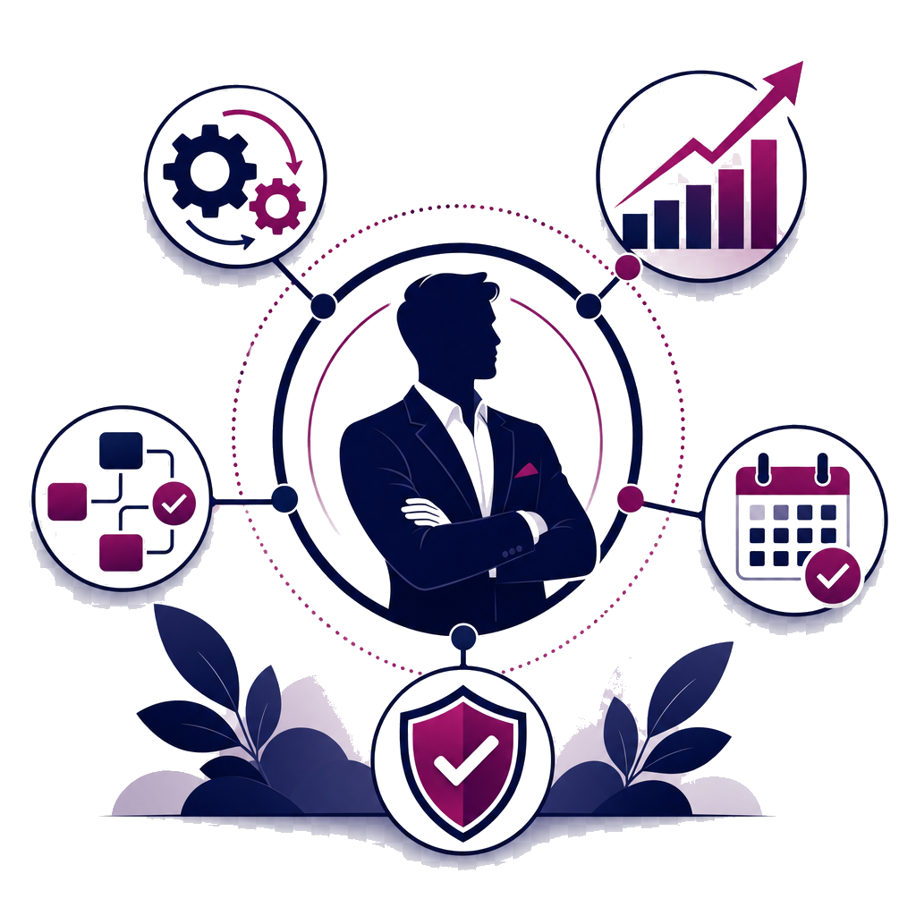 Established financial services business owner ready to scale illustration